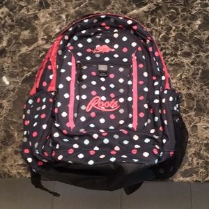 Roots polka dot backpack